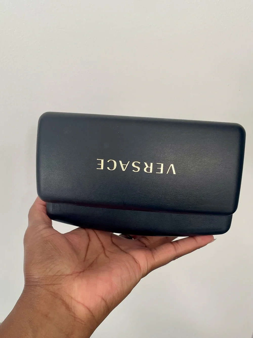 Authentic Versace Black Shield VR Visor with Matching Case